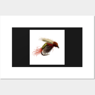 Rosenbauer's Cdc Rabbits Foot Emerger Fly Posters and Art